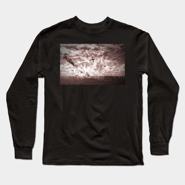 Going Down Long Sleeve T-Shirt by AlienVisitor